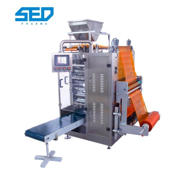 SED-500KDB Cutting 20~50times/min Food Automatic Packing Machine Vertical Type For Four Side Sealed Granule Bagging