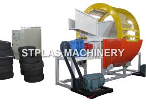 Quality High Output Double Shaft Shredder Machine For Car / Truck / Bus Tire Recycling for sale