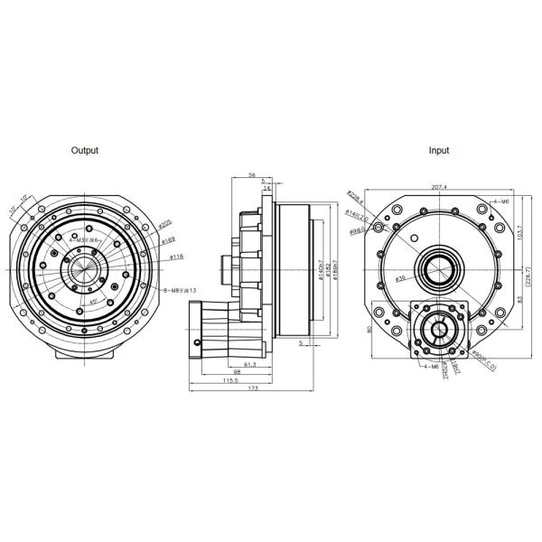 Precise CNC Rotary Table Hollow Rotating Platform IP40 For Electronics Automation