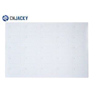 Paper Materials Smart Card Inlay Transparent RFID Coin EM4200 / S50 Mini NFC