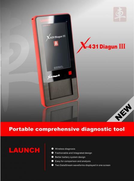 Original Launch X431 Diagun 3 X-431 Diagun III Auto Diagnostic Tool Update Via Internet