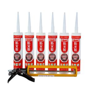Quality Fire Rated Silicone Caulk / Heat Proof Silicone Sealant In Building Facade for sale