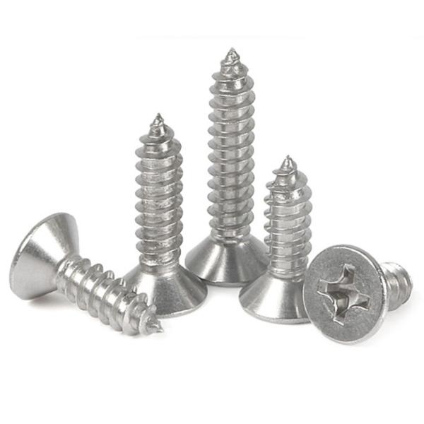 DIN7982 Cross Recessed Countersunk Head Self Tapping Screws ST2.9-ST6.3 A4 CSK