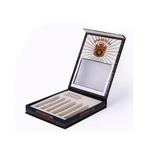 Custom Cardboard Cigar Storage Box With Humidity Control For Electronic Devices