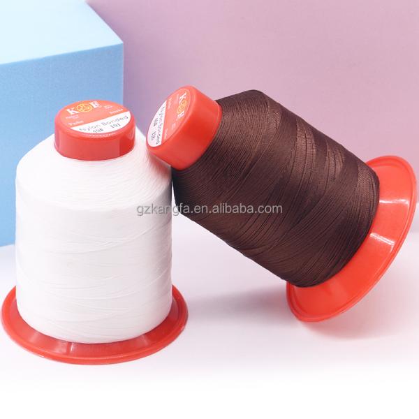 1200g/roll Twisted 100% Nylon6.6 Bonded Thread Tex 70 210d/3 for Sewing Leather Shoes