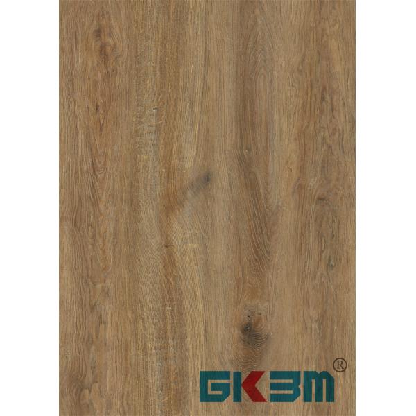 DP-W82144-1 Castle Oak Spliced Rigid Luxury SPC Flooring Warm Brown Fireproof Anti Srach