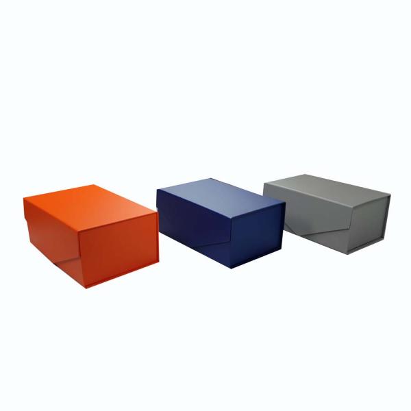 Magnetic Fold Rigid Collapsible Box Rigid Flat Cardboard Shipping Boxes