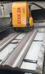 Quality Rough Cutting And Fine Milling 3 Axis Linear Stone Cutting Machine For Square Railing for sale