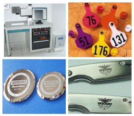 Buy Optical Fiber Plastic Engraving Machine , 45 W Fiber Laser Marking Machine at wholesale prices