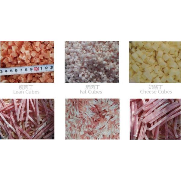 4-60mm Automatic Meat Dicer Cutter For Frozen Meat Cubes In Food Production Lines