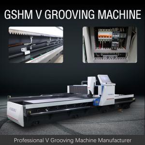 China Stainless Steel Decoration V Slotting Machine Vertical CNC V Grooving Machine 1560 on sale