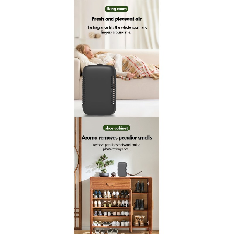 Eco Friendly Aromatherapy Box Wall Mounted 10 - 50 Ml Capacity Long Lasting Aroma Diffuser
