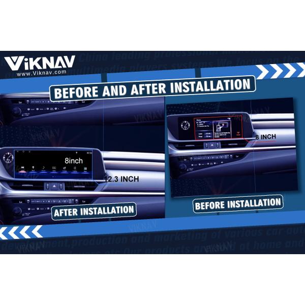Car GPS Multimedia Player Aftermarket Radio Stereo For Lexus ES200 ES250 ES350 ES300h 2018-2020 Carplay