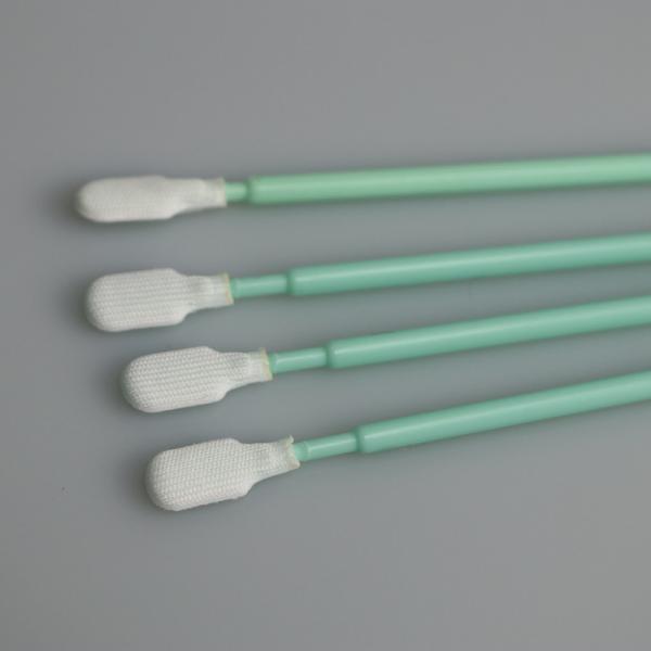 SGS Certification 165mm Polyester Swabs For Cleanroom Industrial
