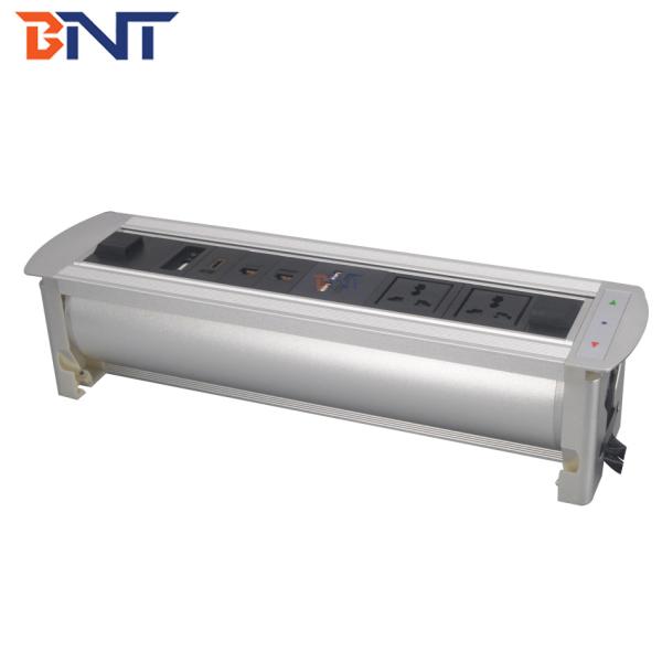 Office power data solution hidden desktop power socket with usb charger