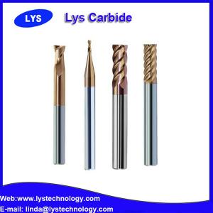 Quality HRC65 high hardness carbide end mills for sale