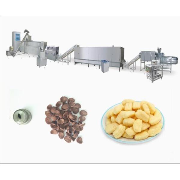 AutoCAD layout Corn Puff Snack Extruder Machine / Grain Puffing Machine 30x5x3m