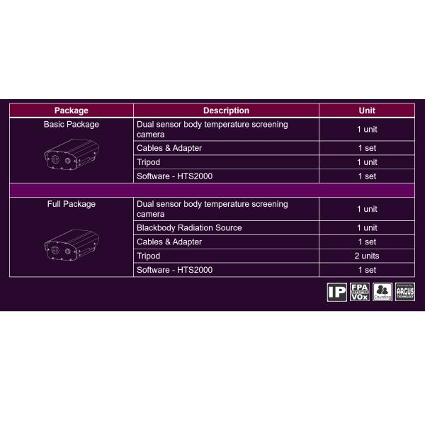 Non Contact Measurement Fever Screen Thermal Camera