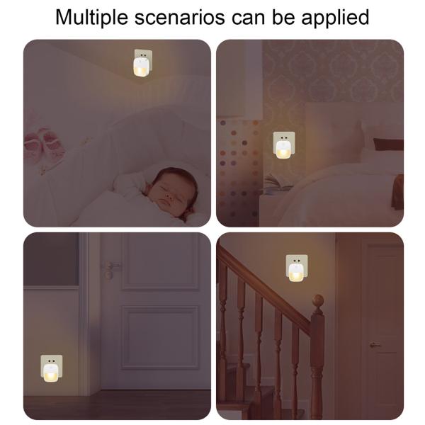 Plug in Night light with two USB charging port and 16 colors