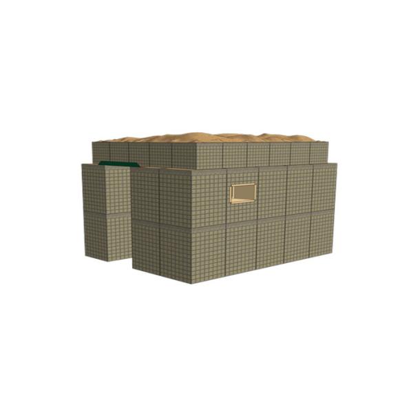 Hot Dipped Galvanized Defensive Barrier For Flood Control / Military Fortification