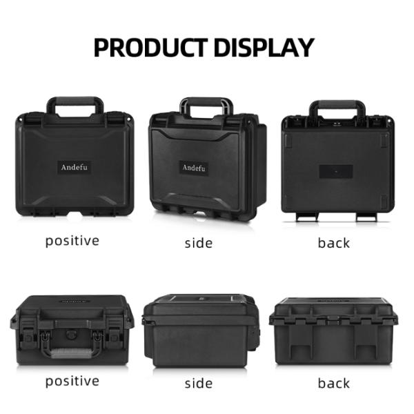 Retractable Portable Tool Box Portable Camera Case Pull Handle Foam Insert OEM Support