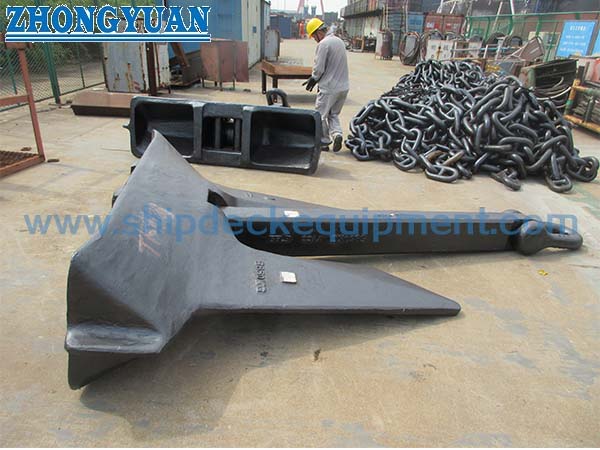 Stockless AC-14 HHP Anchor High Hold Power For Ship Anchor And Anchor Chain