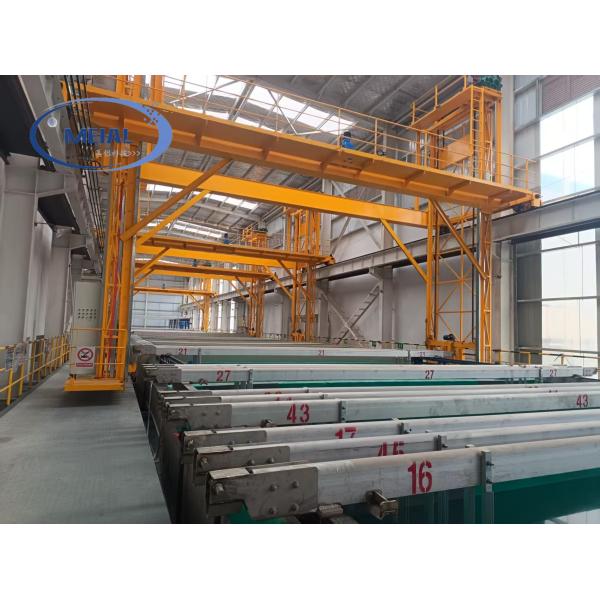 High Capacity Aluminum Anodizing Equipment 500 Tons / Month