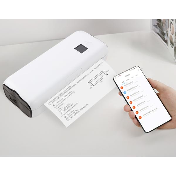 Bluetooth Mobile Portable Document A4 Thermal Paper Printer 203dpi