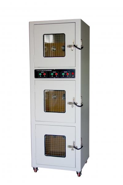 Three Slot Battery Discharge Overcharge Explosion Proof Test Chamber OEM