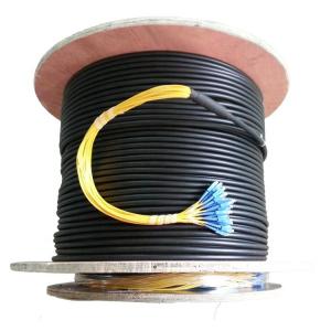 Low Insertion Loss Pre Terminated Multi Fiber Cables 12/24 Core ADSS 2.0/3.0mm
