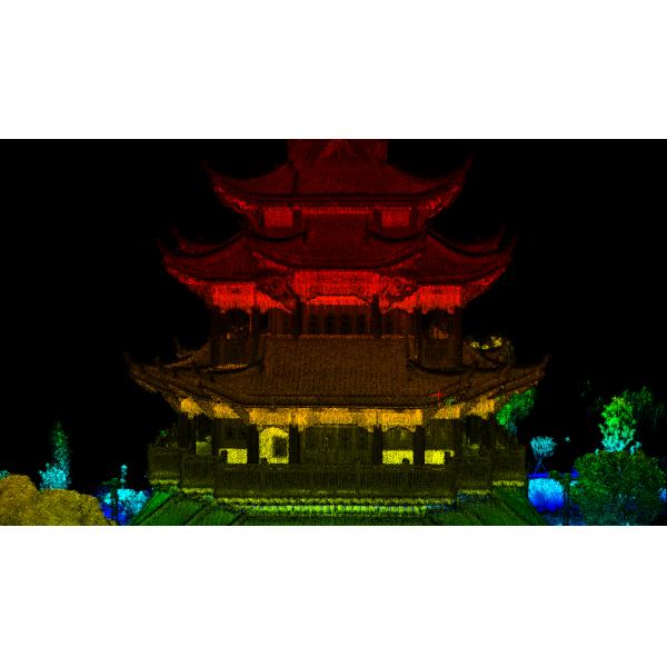 3D Tower Mapping Modeling UAV LiDAR Scanning System GS-130X