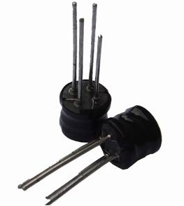 Four 4 Pins Ferrite Choke Coil fixed power Inductors Large Current Low Impedance For Portable VCRs