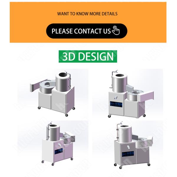 Automatic Potato Peeling And CuttingMachine Potato Peeler And Slicer Machine for Commercial catering