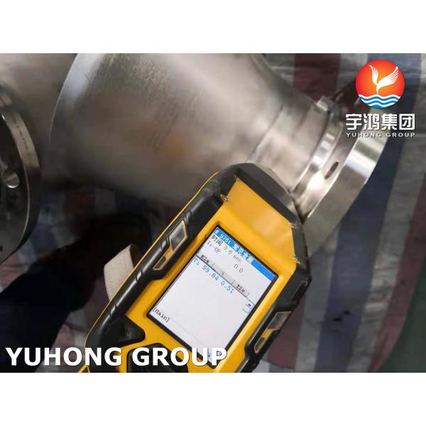 Titanium Pipe Fittings, ASTM B363 WPT2 / Grade 2 / UNS R50400 Flanged Elbow