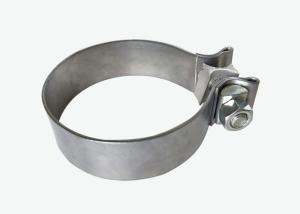 China O Type Stainless Steel Narrow Band Bolt 2.25 Exhaust Clamp on sale