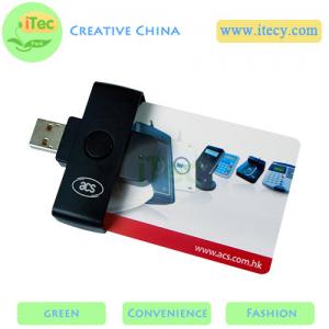China portable Smart ID card reader ISO7816 PC/SC protocol Java Sim card reader  PC/SC protocol on sale