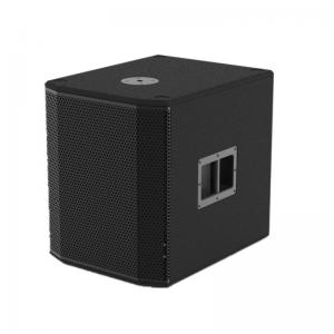 Quality Black PW115SA 15 Inch Subwoofer Stereo Audio Active PA Speaker System for Outdoor Stage for sale