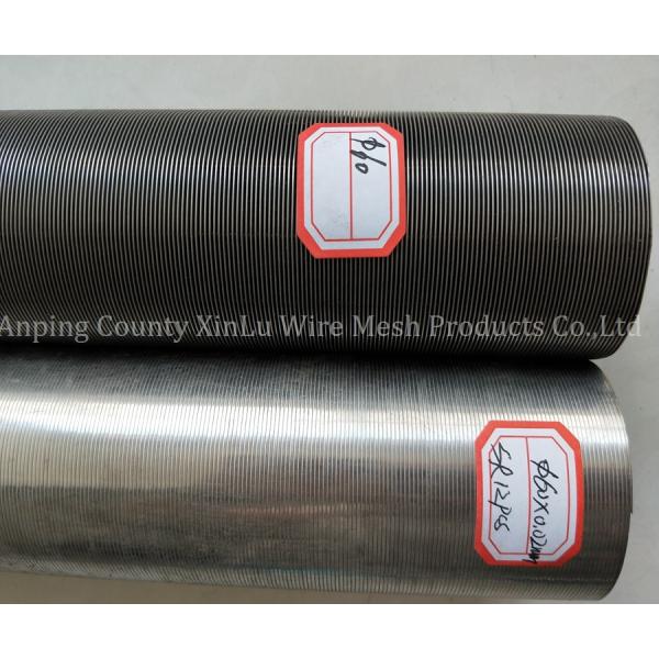 Bright Wire Wrap Screen Inverted Shallow FOTI Stainless Steel Round Screen