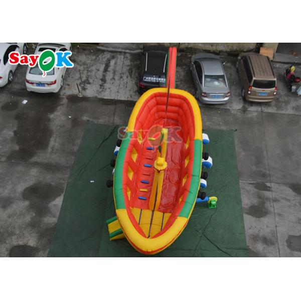 Fire Retardant Inflatable Pirate Ship Combo Party Bounce House Inflatable Boat Castle Ship Slide