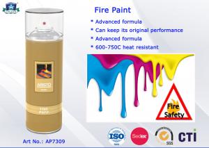 Quality Heat Resistance Acrylic Spray Paint  / Silicone Resin Fireproof Paint Spray 650℃ ~ 700℃ for sale