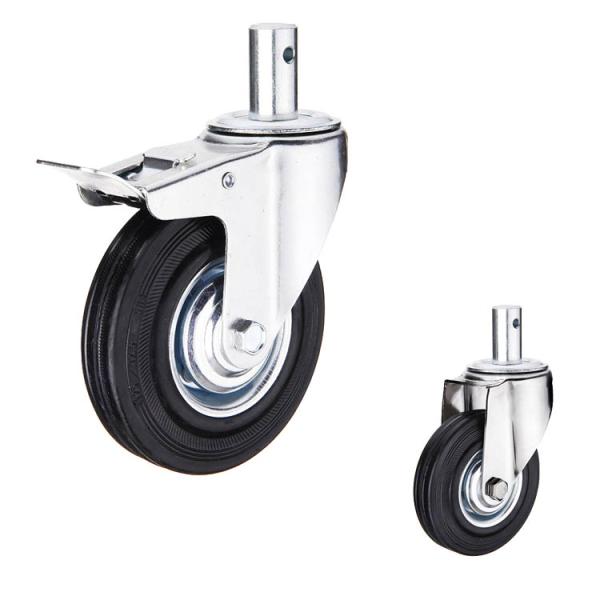 352lbs Capacity Solid Rubber Casters