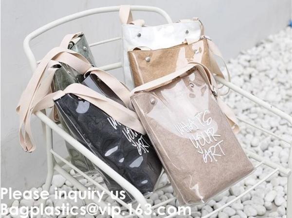 Eco-friendly Custom Dupont Tyvek Paper Travel Tote Shopping Bag, Recycle Shopping tyvek Paper Bag, dupont paper tyvek to