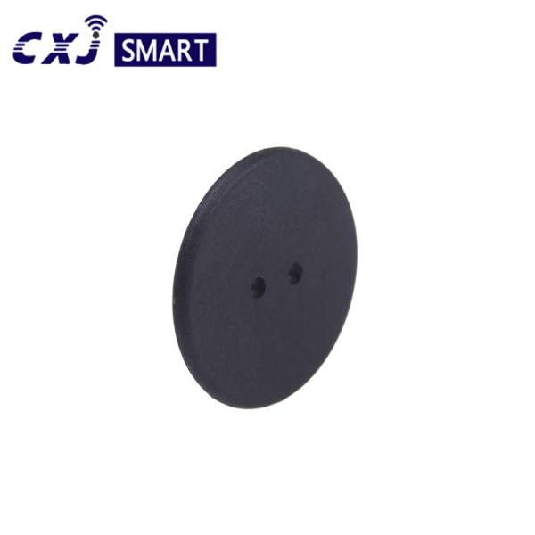 PPS UHF Washable RFID Tag Sticker , RFID Button Tag Heat Resistant For Laundry System
