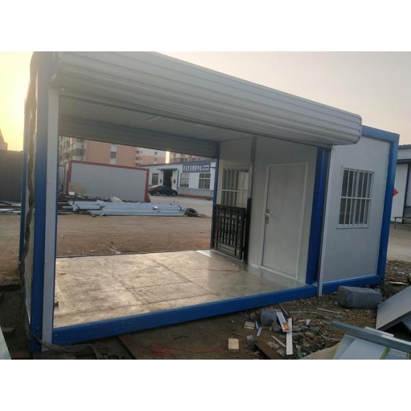 Light Structural Steel Frame Construction , Self Build Steel Garages With Sliding / Rolling Door