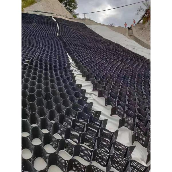 Green Ultrasonic Welding Textured Geocell Ground Grid Paver with Modern Design Style