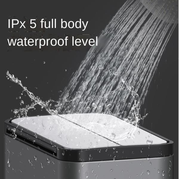 Step on Airtight Press Type Plastic Waste Bin 11 Gallon 5 Liter Rectangle Stainless Steel Trash Can with Pedal Round Bis Trash c