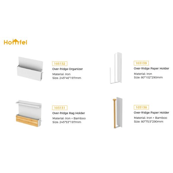 Household Magnetic Attraction Kitchen Organizer for Storage Holders Racks 80*102*290mm