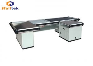China Motorized Cash Register Counter Stand Commercial Retail Counters 2300*1100*870mm on sale
