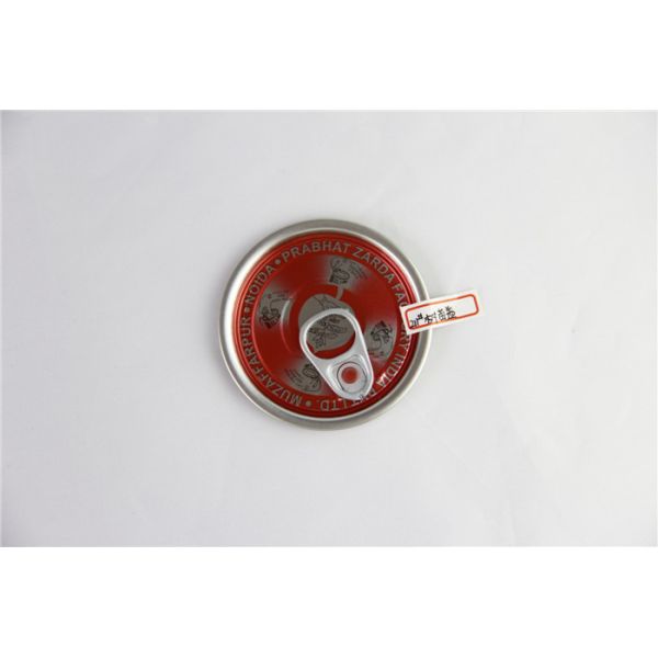 Air tight 209# small tinplate Tin Can Lid Easy Open End 73 mm 5.7g