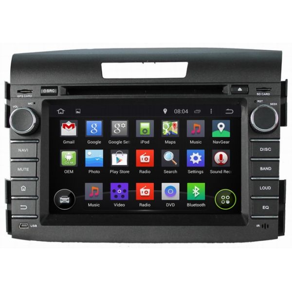 Ouchuangbo GPS Navigation Stereo Android 4.4 System Honda CRV 2012 DVD Multimedia Kit Radio Player OCB-8033D